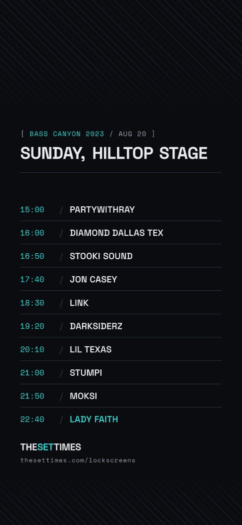 Bass Canyon 2023, Hilltop Stage lock screen wallpaper