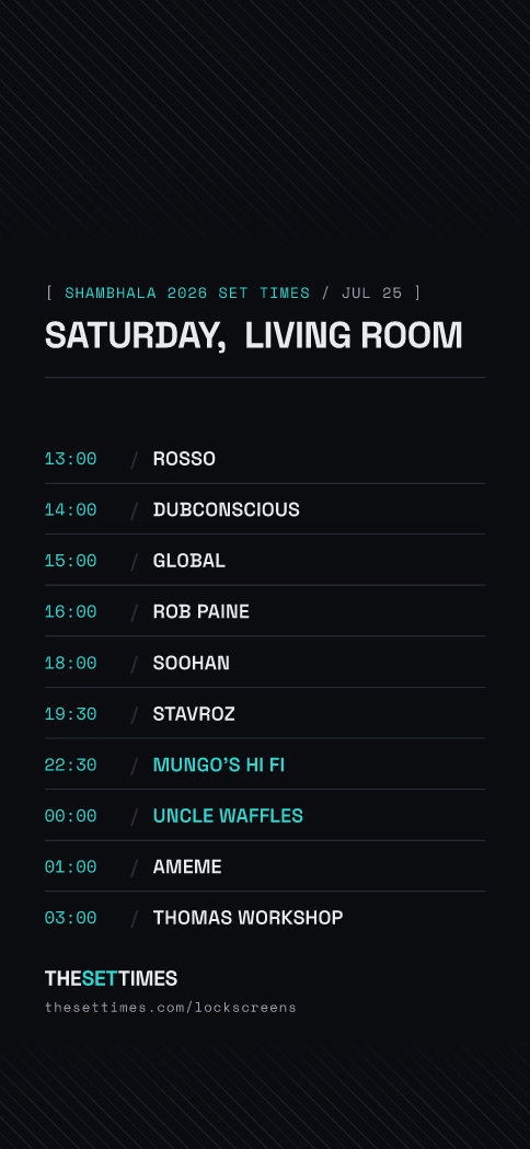 Shambhala 2026 Set Times, Living Room lock screen wallpaper