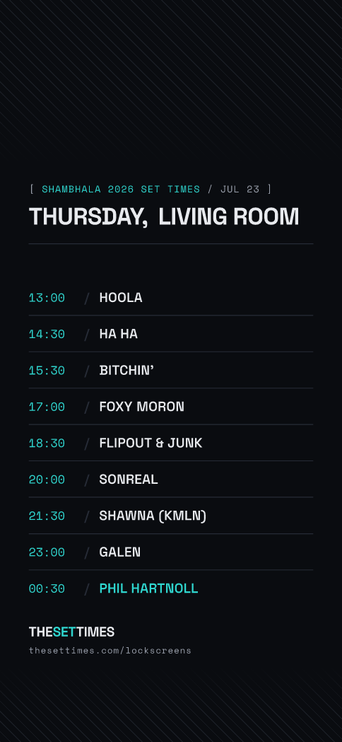 Shambhala 2026 Set Times, Living Room lock screen wallpaper