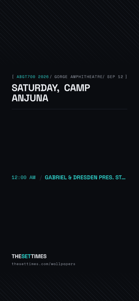 ABGT700 2026, Camp Anjuna wallpaper