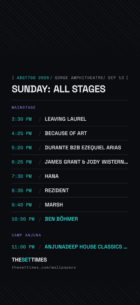 ABGT700 2026, All Stages wallpaper