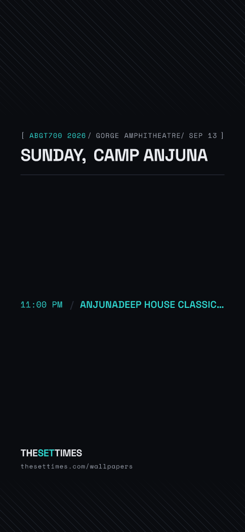 ABGT700 2026, Camp Anjuna wallpaper