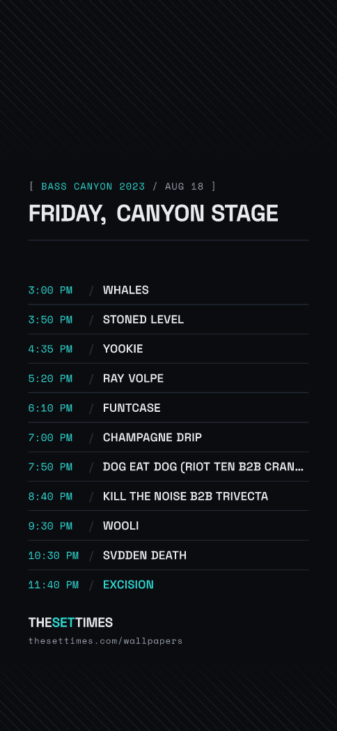 Bass Canyon 2023, Canyon Stage wallpaper