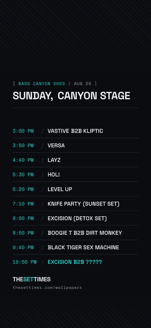 Bass Canyon 2023, Canyon Stage wallpaper