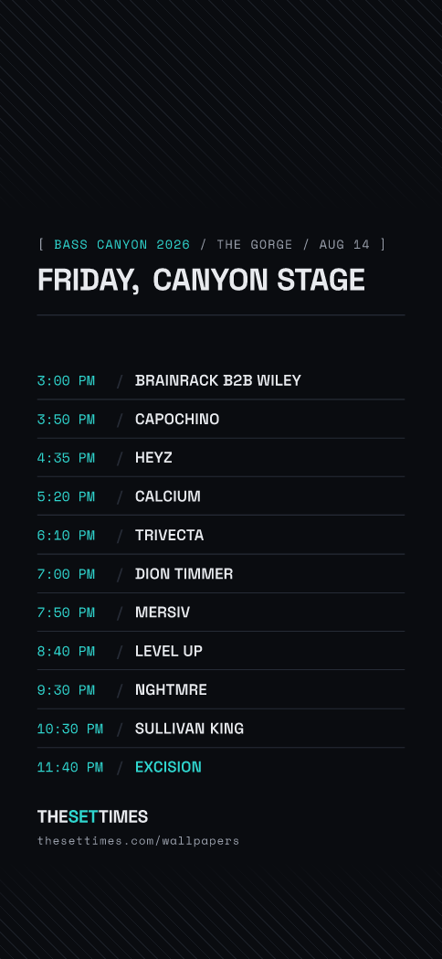 Bass Canyon 2026, Canyon Stage wallpaper