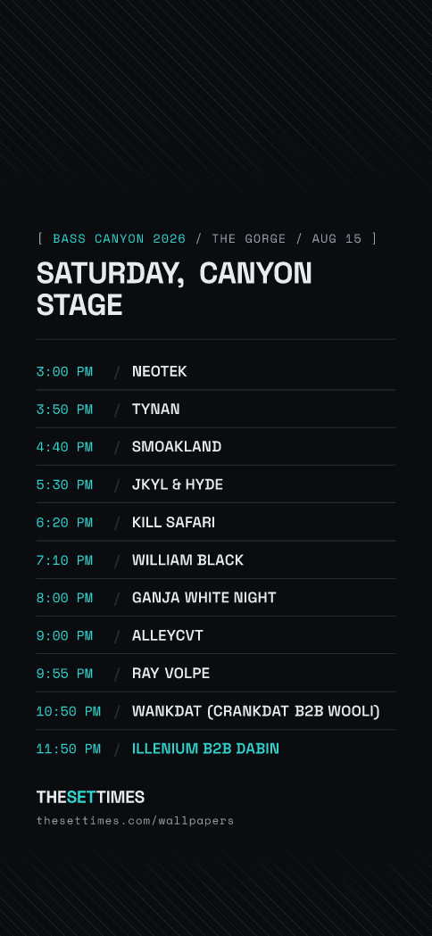 Bass Canyon 2026, Canyon Stage wallpaper