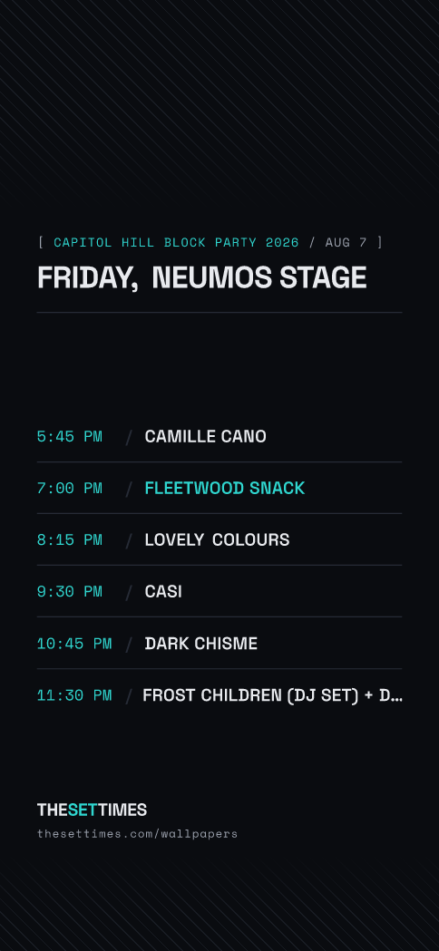 Capitol Hill Block Party 2026, Neumos Stage wallpaper