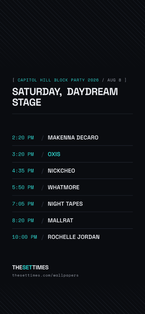 Capitol Hill Block Party 2026, Daydream Stage wallpaper