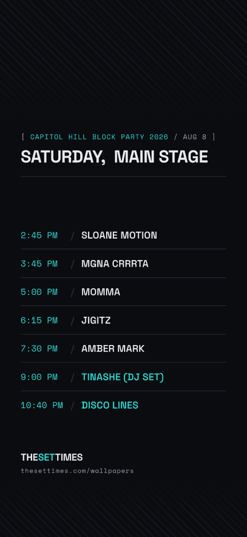 Capitol Hill Block Party 2026, Main Stage wallpaper