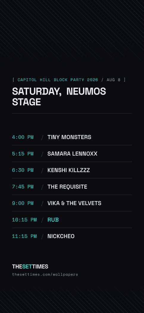 Capitol Hill Block Party 2026, Neumos Stage wallpaper