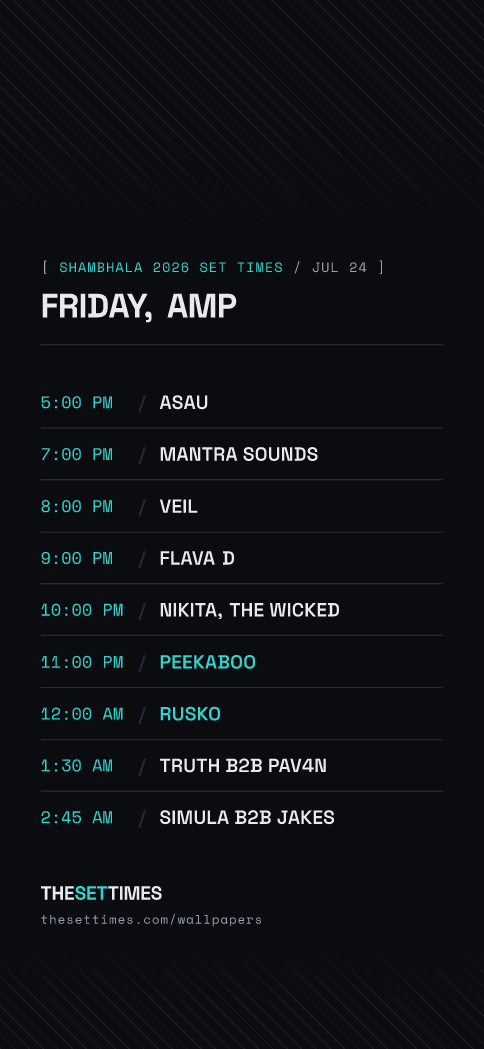 Shambhala 2026 Set Times, AMP wallpaper