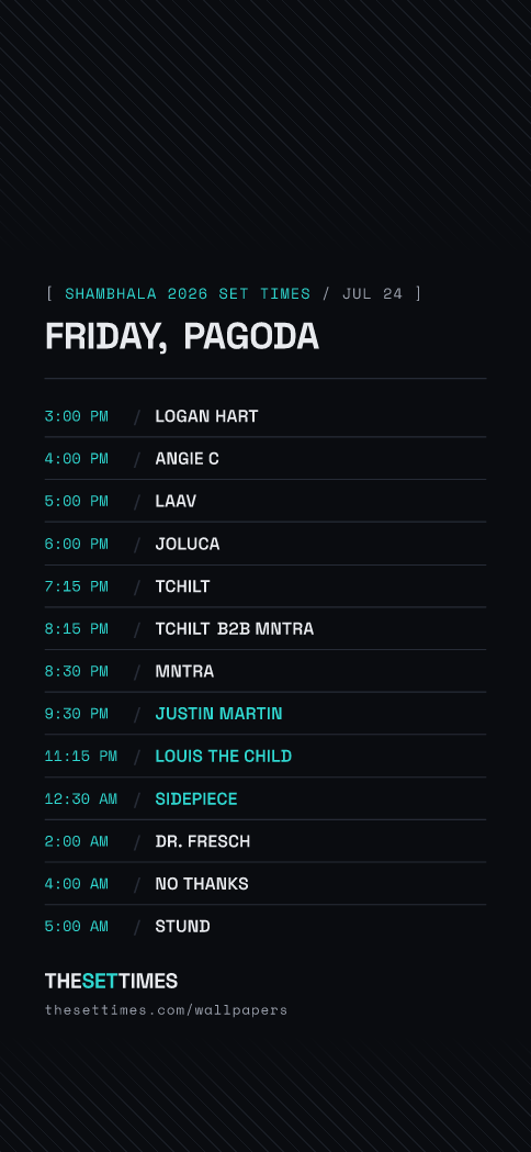 Shambhala 2026 Set Times, Pagoda wallpaper