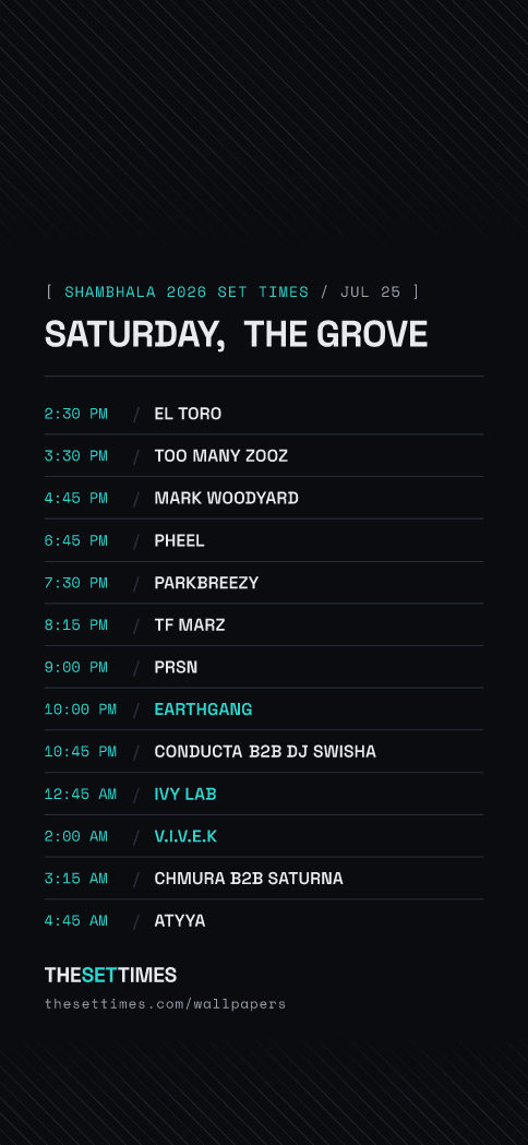 Shambhala 2026 Set Times, The Grove wallpaper